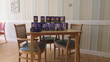 Aberdeen care home Residents receive Easter egg donation